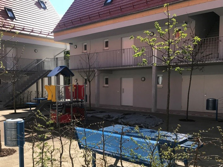 Neubau eines Flüchtlingswohnheimes in Regensburg